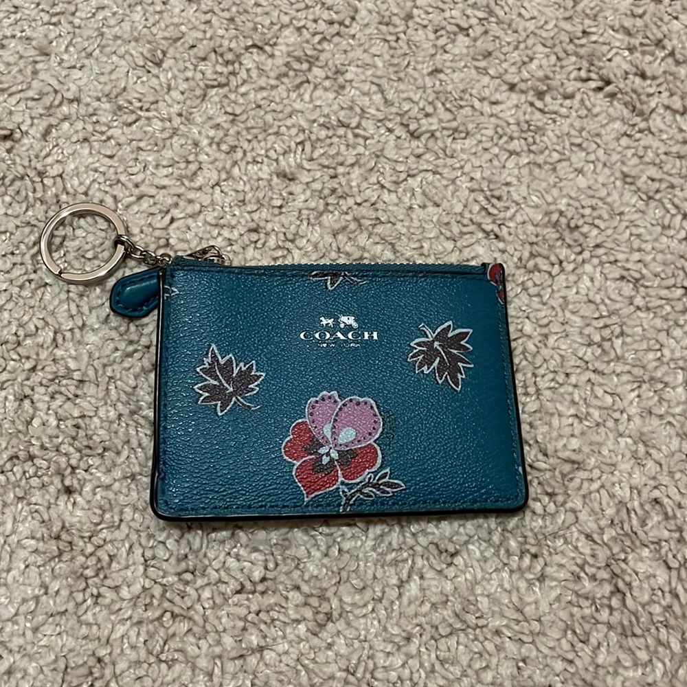 Coach mini coin purse